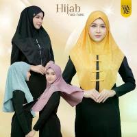 ราคา ผ้าคลุมฮิญาบสวมสำเร็จ สวมใส่ออกงานอิสลาม งานแต่ง ผ้าลายในตัว HN36วาริสมุสลิม (1734045370467583401)
