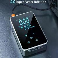 ราคา เครื่องเติมลมดิจิตอลไร้สายสำหรับรถยนต์ ปั๊มลมแบบพกพาถือมือ สำหรับรถยนต์ มอเตอร์ไซค์ จักรยาน ลูกบอล ห่วงยางว่ายน้ำ อุปกรณ์เสริมการเดินทาง เครื่องอัดลมอเนกประสงค์พร้อมหน้าจอแอลซีดี (1733225439536711214)
