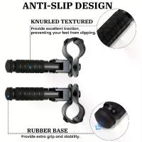 ราคา ที่พักเท้ามอเตอร์ไซค์พับได้ M8 | ที่วางเท้าหน้า/หลังกันลื่น | แป้นเหยียบพับได้ 90 องศา | ที่พักเท้าสำหรับมอเตอร์ไซค์/ยานยนต์ไฟฟ้า/จักรยาน (1733761984599787242)