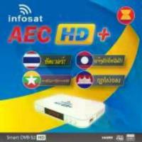 ราคา INFOSAT กล่องรับสัญญาณดาวเทียม HD รุ่น AEC HD+ มีช่อง ไทย, ลาว, พม่า, กัมพูชา เล่นไฟล์ Media Player ได้ ที่ ปิด ตู้เย็น (1733255766806267038)