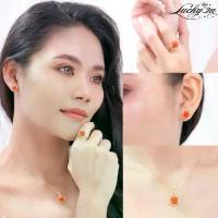 ราคา Set.Coral Rose ชุดเซ็ตเครื่องประดับ ครบชุด สร้อย แหวน ต่างหู ผลิตจากทอง9K(37.5%) มีทองบริสุทธิ 37.5% ประดับเพชรแท้เหลี่ยมเบลเยี่ยมคัทColor:E-F(98-99) กุหลาบแดงเจียรไนจากปะการังแดงธรรมชาติ100% (1734287