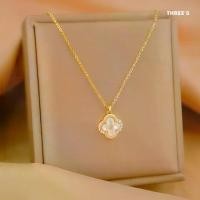 ราคา Three's สร้อยคอ " สิริโคลเวอร์ทอง " เสริมสิริมงคล ความโชคดี เหล็กไหล ของ แท้ anime สร้อย คู่ ต่างหู trophies ห่วงหงส์ ไฟฟ้า โรค ไล ตาพรานบุญ ข้อ มือ (1733935995984905634)