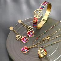 ราคา ชุดเครื่องประดับ, ชุดสีทอง 14K, เพทายฝังไมโคร, สร้อยข้อมือ, สร้อยคอ, ต่างหู, แหวน (1731563811361293788)