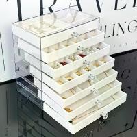 ราคา กล่องเก็บเครื่องประดับขนาดใหญ่ 7 ชั้น กล่องเก็บเครื่องประดับ แท่นแสดงเครื่องประดับ อุปกรณ์จัดเก็บบนโต๊ะ ตู้เก็บของขนาดใหญ่ กล่องเก็บเครื่องประดับ สร้อยคอ แหวน ต่างหู สร้อยข้อมือ (1733421423429191284)