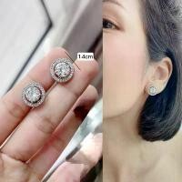 ราคา [หนีบ, เจาะ] ต่างหู เพชร cz ติดหู ใส่ออกงาน ต่างหูหนีบเจ้าสาว งานเพชรสวย มีทั้งเจาะและหนีบ ต่างหูหนีบสำหรับคนไม่เจาะหู (1734302381850724145)