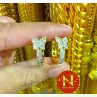 ราคา [Tiktok] ต่างหู เพชรสวิส ใส่สวยหรู ต่างหูทองชุบ ทองหุ้มใส่สวยไม่ลอกไม่ดำไม่แพ้ สวยเสมือนจริงby นพคุณห้างทอง (1733707722555688064)
