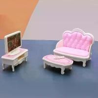 ราคา ชุดจำลองขนาดจิ๋ว โทรมิกซ์ ห้องนั่งเล่น ทีวี โซฟา เก้าอี้ ตกแต่ง โต๊ะ โมเดลจิ๋ว ของเล่นตกแต่ง (1734215625035121687)