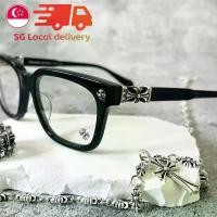 ราคา แว่นตา CHROME HEART สีฟ้าสำหรับผู้ชายและผู้หญิง กรอบสี่เหลี่ยมกางเขน น้ำหนักเบา ป้องกันฝุ่น แว่นตาใส่ทำงาน ท่องเที่ยว สวมใส่ทุกวัน ช่วงฤดูร้อนและฤดูใบไม้ร่วง สไตล์สตรีทแฟชั่น ของ (1733710756258613015)