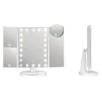 ราคา กระจกแต่งหน้า LED พร้อมไฟ กำลังขยายแบบปรับได้ 2X 3X 10X พลังคู่ แบตเตอรี่ AA และ USB แบบพกพา เหมาะสำหรับบ้าน ท่องเที่ยว และร้านเสริมสวย ไอเดียของขวัญที่ดี วัดกิ่งแก้ว รุ่น กุมารทองหลวงพ่อเต๋ (17327252