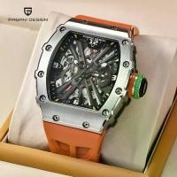 ราคา PAGANI DESIGN ของแท้ 42MM นาฬิกา นาฬิกาผู้ชาย ญี่ปุ่น VH64 ควอตซ์ นาฬิกาผู้ชาย 100M กันน้ำ นาฬิกาแฟชั่นผู้ชาย PD-1738 (1733547584007013898)