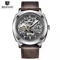 ราคา นาฬิกาหนังอัตโนมัติ, BENYAR, สำหรับผู้ชาย, กันน้ำ, สไตล์โครงกระดูก, นาฬิกาจักรกลแฟชั่น, แบรนด์ชั้นนำ, นาฬิกาข้อมือ, นาฬิกา, 2026, 5121 (1732316834641839981)