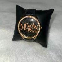 ราคา นาฬิกา MORGAN สีดำทองกรอบเพชร เรือนใหญ่ (มือสอง) (1733883831323166580)
