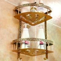 ราคา ชั้นวางของในห้องน้ำแบบติดผนังสไตล์เรโทร ชั้นเก็บของอเนกประสงค์ ดีไซน์ลายดอกไม้หรูหรา ทำจากพื้นที่อลูมิเนียม เหมาะสำหรับใส่แชมพู ครีมนวดผม แปรงสีฟัน และถ้วย น้ำหอม และอื่นๆ ที่เก็ (1731752550964430164)