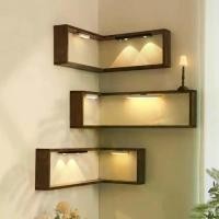 ราคา ประหยัดพื้นที่ 90 องศา ชั้นวางของติดผนังมุม ติดผนัง ถูกระงับ ชั้นวางไม้ ชั้นวางลอยน้ำ ชั้นวางหนังสือมุม บ้าน (1733934804502022036)