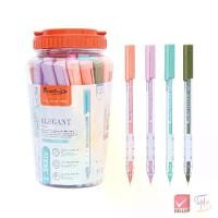 ราคา [COD] Quantum ควอนตั้ม ปากกา ปากกาลูกลื่น Skate Elegant น้ำเงิน 0.5 จำนวน 50 ด้าม (1734037795171239657)