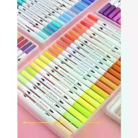 ราคา [จัดส่งทันที] ( โปรโมชั่น ) คุ้มค่า พร้อมส่งสีเมจิก my color 100 สี ปากกาสีน้ำ ปากกาหัวพู่กัน ปากกาเมจิก สีเมจิก ปากกาสี แบบพกพา ปากกาสีน้ำสองหัว ราคาสุดคุ้ม ปากกา เมจิก ปากกา ไ (1731990686239787594)