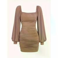 ราคา เดรสทรงสลิม คอเหลี่ยม แขนโคมไฟจีบ เอวสูง สีพื้น เดรส สุภาพ ชุด ปาร์ตี้ มินิเดรส สวย ๆ เดรส สาว หวาน ชุด ผ้า ไทย ประยุกต์ เช่า ชุด เพื่อน เจ้าสาว เดรส ออก งาน สาว อว (1732336670296409622)