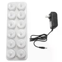 ราคา เทียนไฟฟ้า ชาร์จใหม่ได้ ไฟ LED ไส้ตะเกียงไร้ตำหนิ เหมาะสำหรับตกแต่งคริสต์มาส ปาร์ตี้ งานแต่งงาน ชุด 12 ชิ้น สีขาว ปลั๊ก US (1732257712084453172)