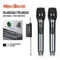 ราคา NewBaxs SU601/SU602/SU604 ไมโครโฟนไร้สาย 2 ไมโครโฟนแบบใช้มือถือ 50M ระยะทางรับ UHF FM Cyclic ชาร์จไม่มีการรบกวน KTV ปาร์ตี้ งานแต่งงาน เวทีวงดนตรีประสิทธิภาพใช้ (1733430434066236744)