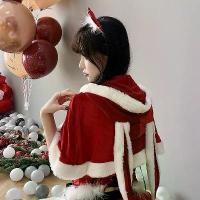 ราคา 2026ผ้าคลุมไหล่ กระต่าย คริสมาสต์ ปีใหม่ ปาร์ตี้ ST CC1955 สีแดง (1733487412569212068)
