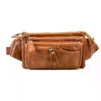 ราคา แนะนำ แนะนำ Chinatown Leather กระเป๋า ผู้ชาย หนังวัวแท้ คาดเอว สะพายหน้าอก ซิปยื่นหน้าสีน้ำตาลแทนTikTok (1733215201664992858)