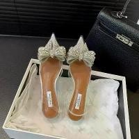 ราคา รองเท้าส้นกลางใสสำหรับผู้หญิง พร้อมสายผูกโบว์ ส้นหนาคริสตัล หัวแหลม รองเท้าส้นสูงเพชรประดิษฐ์เซ็กซี่ รองเท้าเดี่ยว รองเท้า ส้นสูง ผู้หญิง รองเท้าส้นสูง 3นิ้ว (1733376714740631242)
