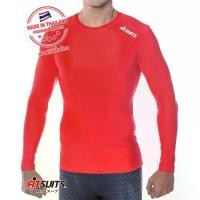 ราคา [จัดส่งทันที] เสื้อรัดกล้ามเนื้อแขนยาว ชาย FITSUITS ORIGINAL FM-S001-14 สีแดง เสื้อรัดกล้ามเนื้อ ชุดกีฬา วิ่ง โยคะ ฟิตเนส (1733028519791526945)