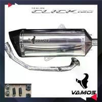 ราคา ขายดี Vamos ท่อแต่งClick 160 ท่อแท้ตรงรุ่น มี(มอก.) มอเตอร์ไซค์ Motorcycle (1730832630775843816)