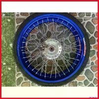 ราคา deflatshop ความคงทน ชุดล้อเวฟ110iปี2021,เวฟ125iปลาวาฬและอีกหลายรุ่นวงล้อโยโก+ดุมกลึงเงา+ซี่ชุบเบอร์9+ตั้งศูนย์+ยางนอกในบู้ทกลางดุมลูกปืน มอเตอร์ไซค์ Motorcycle รถ (1730338598498044022)