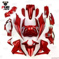 ราคา ใช้งานได้ PUGParts ชุดสีwave 110 i new (15ชิ้น) สีแดงแก้ว ชุดสีเวฟ110i wave110i new ปี2011-2018 Motorcycle มอเตอร์ไซค์ (1730792090988086975)