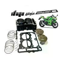 ราคา เสื้อสูบนินจา 250 KAWASAKI NINJA250 ชุดเสื้อสูบพร้อมลูกสูบ แหวน สลัก ปะเก็น กิ๊บล็อค คาวาซากิ นินจา250 เสื้อสูบเดิม มอเตอร์ไซค์ เสื้อสูบNinja250 (1730450019962358536)