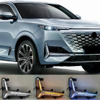 ราคา DRL Led รถยนต์, สำหรับ Changan UNI-K UNIK 2021 2022 2023, ไฟตัดหมอกวิ่งกลางวันพร้อมไฟเลี้ยว, ไฟกันชนหน้า, อุปกรณ์เสริม (1732141011512429522)