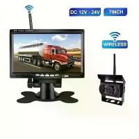 ราคา กล้องสำรองไร้สายสำหรับยานพาหนะ, จอภาพกล้องมองหลัง, 7 นิ้ว, เหมาะสำหรับรถบรรทุก, คาราวาน, RVs Car รถยนต์ (1730863388086274109)