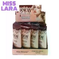 ราคา รองพื้นkvd{12หลอด} Kiss Beauty KKW Matte Foundation รองพื้นปรับสีผิว เรียบเนียน ปกปิดเป็นธรรมชาติ no.58515 (1734341690813482855)