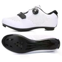 ราคา [จัดส่งทันที] รองเท้าปั่นจักรยาน MTB Cleat รองเท้าผู้ชายกีฬาจักรยานเสือหมอบรองเท้าความเร็วรองเท้าผ้าใบ Racing ผู้หญิงรองเท้าจักรยานสำหรับ Shimano SPD SL สำหรับ Shimano RC3 RC300 รองเท้า Cy-th (1733197