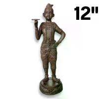 ราคา ลดราคา- ☜กุมารเท้าถือจักร เนื้อทองเหลือง องค์ยืน สูง 12 นิ้ว❀ (1733861783772038978)