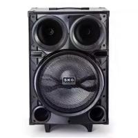 ราคา SKG ลำโพง ล้อลาก 12 นิ้ว 40W RMS มีไมค์ลอยในตัว รุ่น AV-8111 BT12 สีดำ (1729706586651789542)