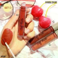 ราคา 【ส่งฟรี】 【COD ส่งฟรี !! Sivanna Colors Soft Matte Cream Lip Gloss HF359 3ชิ้น ลิปจิ้มจุ่ม ซีเวียน่า ลิปสติก เนื้อแมท ลิปกลอส ลิปเนื้อแมท ลิปแมท (1733514943231264425)