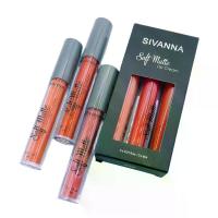ราคา COD 【COD ส่งฟรี !! Sivanna Colors Soft Matte Cream Lip Gloss HF359 3ชิ้น ลิปจิ้มจุ่ม ซีเวียน่า ลิปสติก เนื้อแมท ลิปกลอส ลิปเนื้อแมท ลิปแมท (1733643427838396094)