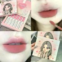 ราคา ใหม่/ลิปสติก ชุดโทนสีปากเกาหลี สีส้มอิฐ 6 สี 6 แท่ง ลิปสติก กันน้ำ ติดทนนาน ตลอดวัน 100% แท้ (1734294615298508354)