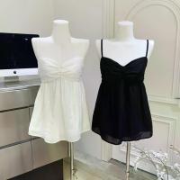 ราคา เสื้อชั้นในผ้าฝ้ายลินิน ทรงสลิมฟิต สองชั้น สีดำ/ขาว เหมาะสำหรับฤดูร้อน angel bra bra 2025 เสื้อ โชว์ หลัง เสื้อ สายเดี่ยว เสื้อครอป เสื้อ มี บรา เสื้อ กล้าม ทอมเต็ม ต (1732419334641387392)