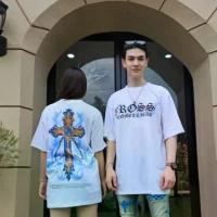 ราคา CROSS-101 ลายหลังกางเขน เสื้อยืดคอกลม แขนสั้น งานสกรีนจมเนื้อผ้า ทรงโอเวอร์ไซซ์ ปล่อย ผ้า ราคา ถูก ร้าน บ๋อม พิกัด สวยๆ สาว อวบอ้วน ผู้หญิง วัยกลาง คน เชิ้ต ฮาวาย เซ็ (1733850114921825405)