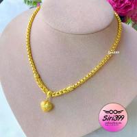 ราคา สร้อยคอทองเหมือนแท้ 2บ. ยาว16-23นิ้ว siri399 สร้อยคอทองเคลือบแก้ว สร้อยคอหนัก2บาท เครื่องประดับชุบทอง สร้อย2บาท (1734335493690590626)