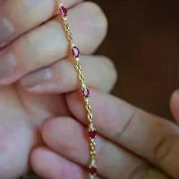 ราคา สร้อยข้อมือเพชร ทับทิม ฝังเงิน หรูหรา สำหรับผู้หญิง เสน่ห์ ละเอียดและประณีต เครื่องประดับหมั้นระดับไฮเอนด์ มาใหม่ สร้อย เงิน (1733944944678372823)