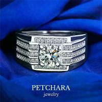 ราคา PETCHARA แหวนเพชรโมอีสผู้ชาย 2 กะรัต บ่าข้างฝังเพชรแถว ตัวเรือนเงินแท้ 92.5% D-VVS1 : F2024 ทอง ปลอม เหมือน แท้ อะไหล่ คําแท้ ตุ๊กตา คู่ รัก สร้อย คอเปลี่ยน สี เลเซอร์ (1733178030420625197)