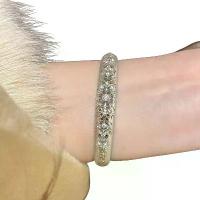 ราคา Hagia Sophia สร้อยข้อมือลูกไม้, สไตล์เรโทร, รุ่นขอบกว้าง, สำหรับเด็กหญิงและสตรี, เพชรแฟลชขัดเงา, สร้อยข้อมือบุคลิกภาพ, พวงหรีดลูกไม้, ใหม่ในปี 2025 สร้อย ข้อ มือ พญานาค (1732822396659795445)