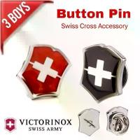 ราคา VICTORINOX Button pin เข็มกลัด โลโก้ Victorinox Swiss Cross เข็มกลัด ติดกระเป๋า ติดเสื้อ Swiss Army Accessory ของแท้ สร้อย เงิน (1733789361700636441)