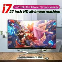 ราคา 2025 All in one pc ชุดคอมพิวเตอร์ 27 นิ้ว Intel Core i7 4700HQ 16G RAM 1TB SSD สำหรับบ้าน/สำนักงาน/เกม 1920 * 1080 หน้าจ (1733664339361302102)