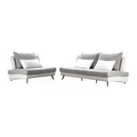 ราคา SB Design Square KONCEPT KONCEPT FURNITURE โซฟาผ้า Jelly โซฟา 3 ที่นั่ง ขนาด 1.9-2.2 ม. สีขาว (1729585514647816442)