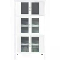 ราคา Global House CLOSE ตู้กับข้าวอลูมิเนียม SENSE-D100 ขนาด 100x50x176 ซม. สีขาว (1729991271405816709)